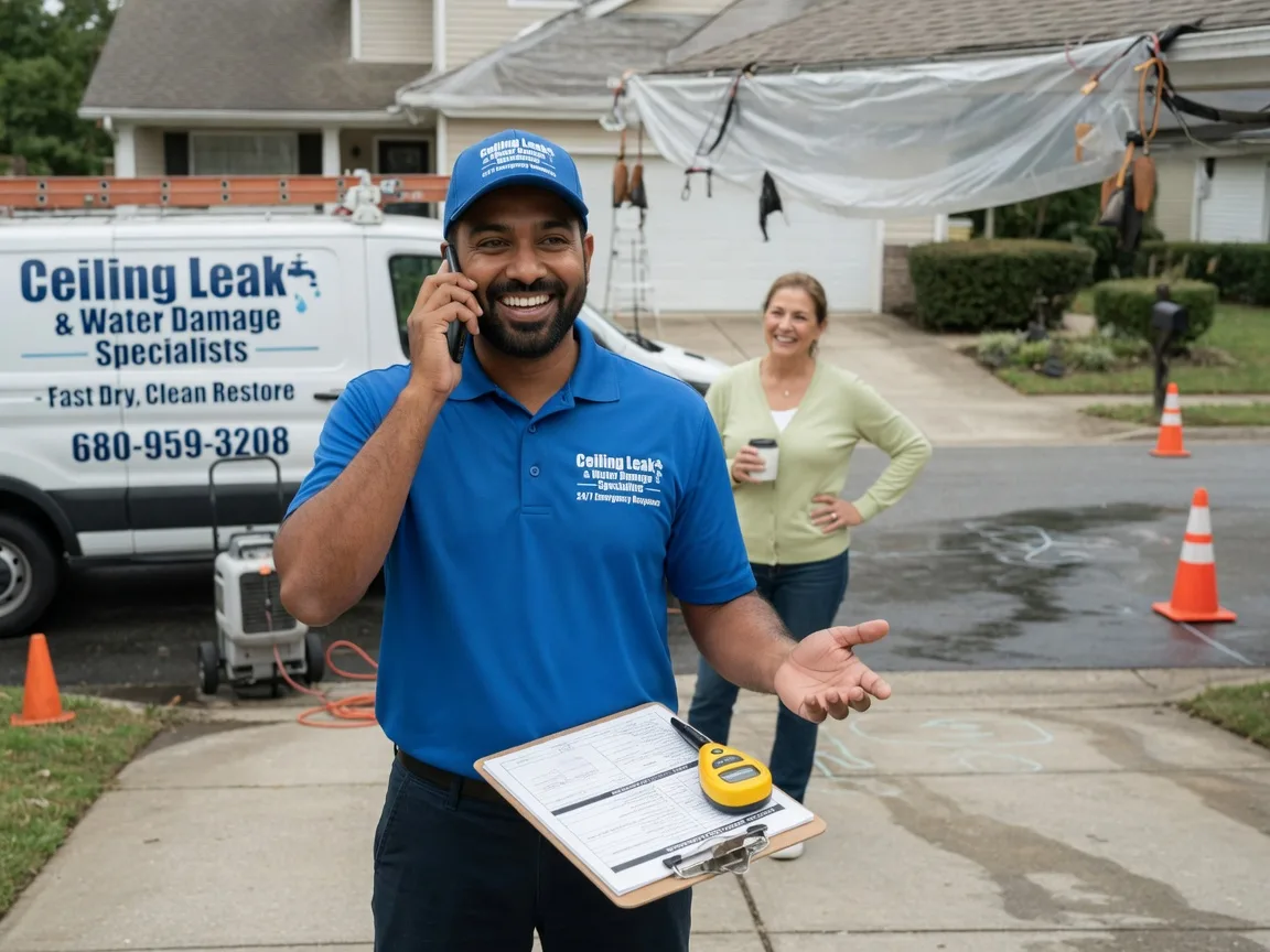Ceiling Leak Cleanup Carbon, IA FAQs